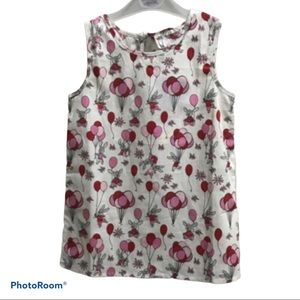 NWOT Bunnies & Balloons Girls Cotton Sleeves Dress